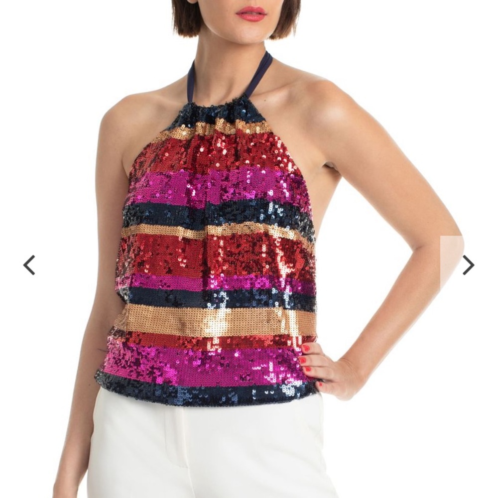 Trina Turk sequin top size S